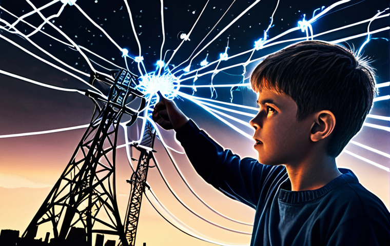 **Prompt 1: Mindset Transformation in Electrical Engineering**
A young student, initially looking overwhelmed by complex electrical formulas and circuit diagrams, surrounded by dark, tangled lines. Gradually, the lines transform into bright, organized energy flows and clear schematics, with the student's expression shifting to one of enthusiasm, understanding, and a sense of powerful creation (like building a city powered by electricity). The background subtly suggests large-scale electrical structures like power lines or building frameworks. The mood is hopeful and empowering.